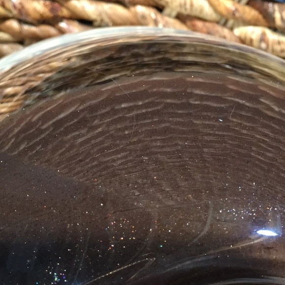 Hand blown glass bowl - Picture 5 of 6